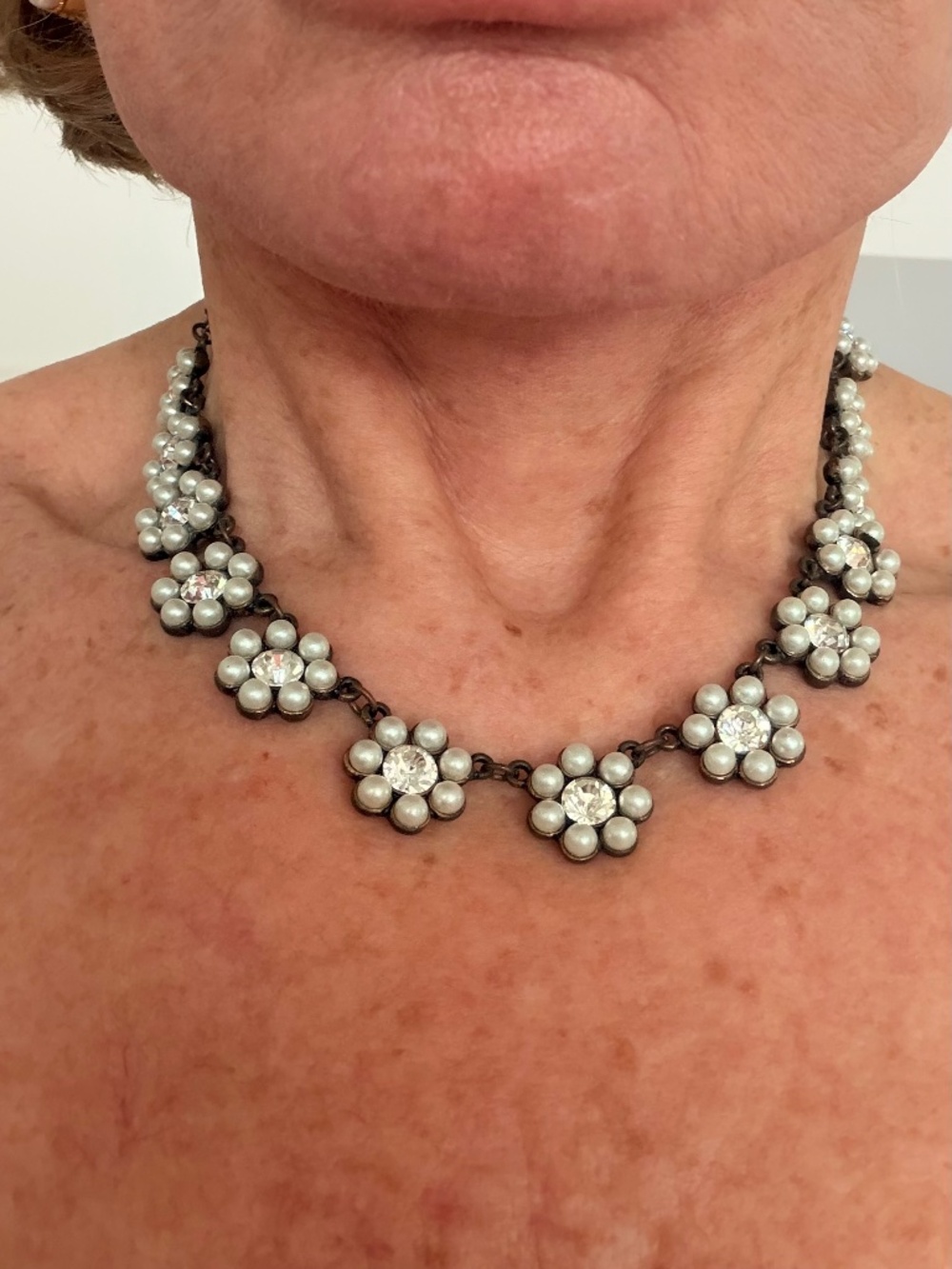 Pearl & Diamond Necklace